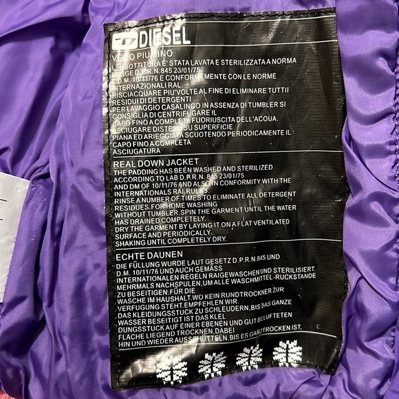 DIESEL Puffer Down Jacket Removable Hood - Picture 7 of 15